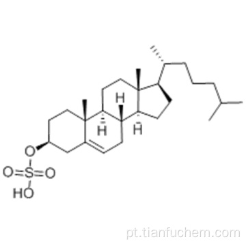 Cholest-5-en-3-ol (3b) -, sulfato de hidrogênio CAS 1256-86-6